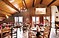 Catered Chalet le Sommet dining room, skiing in Val Thorens, France at Independent Ski Links