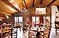 Catered Chalet le Sommet dining room, skiing in Val Thorens, France at Independent Ski Links Catered Chalet le Sommet dining room, skiing in Val Thorens, France at Independent Ski Links