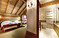 Chalet Oxalys Bedroom at Independent Ski Links