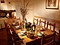 Catered Ski Chalet St Christophe dining area, skiing in Courchevel 1850, France at Independent Ski Links