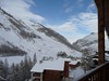 A view from the balcony at Les Chalets du Jardin Alpin Val d'Isere at Independent Ski Links