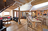Chalet Foxtrot living area, skiing in Val d'Isere, France at Independent Ski Links