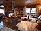 Catered Ski Chalet Hermine living area, skiing in Courchevel 1850, France at Independent Ski Links