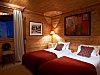Catered Ski Chalet Hermine twin bedroom, Skiing in Courchevel 1850, France at Independent Ski Links