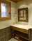 Catered ski Chalet Laetitia bathroom, skiing holidays in Meribel, France at Independent Ski Links