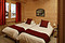 Catered Ski Chalet Louisa bedroom, skiing holidays in Alpe D'Huez, France at Independent Ski Links