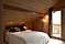 Catered Chalet Silvana double bedroom, skiing holidays in Meribel, France at Independent Ski Links