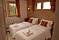 Catered Chalet Silvana twin bedroom, skiing holidays in Meribel, France at Independent Ski Links