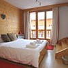 Catered Ski Chalet Snowbel double bedroom, skiing in Meribel, France at Independent Ski Links Catered Ski Chalet Snowbel double bedroom, skiing in Meribel, France at Independent Ski Links