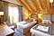 Catered chalet Taiga Lodge bedroom, skiing in Meribel, France at Independent Ski Links