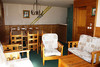 Living and dining area in apartments in Chalet Val 2400 Val Thorens at Independent Ski Links