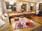Catered Ski Chalet Wiesenheim dining room, skiing holidays in Selva Val Gardena, Italy at Independent Ski Links