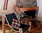 Catered ski Chalet Yves living area, skiing holidays in Les Arcs, France at Independent Ski Links