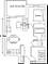Self catering apartment Chatelet A3 plan, skiing in Mottaret, France at Independent Ski Links