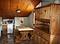 Self catering apartment Alps E6 dining area, skiing in Monttaret, France at Independent Ski Links