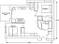 Self catering apartment Berg B1 floor plan, skiing in Les Allues, Meribel, France at Independent Ski Links