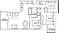 Self catering apartment Berg F8 floor plan, skiing in Les Allues, Meribel, France. at Independent Ski Links