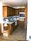 Self catering apartment Berg F8 kitchen, skiing in Les Allues, Meribel, France. at Independent Ski Links