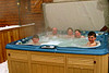 Catered Chalet Bonjour hot-tub, skiing in Tignes, France at Independent Ski Links Catered Chalet Bonjour hot-tub, skiing in Tignes, France at Independent Ski Links