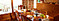 Chalet Chanteclair B dining room, skiing in Meribel, France at Independent Ski Links