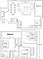 Self catering apartment Fermes13 floor plan, skiing in Meribel Village, France. at Independent Ski Links