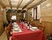 Catered Ski Chalet Gemeaux dining room, skiing holidays in La Plagne, France at Independent Ski Links Catered Ski Chalet Gemeaux dining room, skiing holidays in La Plagne, France at Independent Ski Links