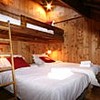 Chalet Apartment Les Grande Sorbier, skiing in Meribel, France, bedroom 2 at Independent Ski Links Chalet Apartment Les Grande Sorbier, skiing in Meribel, France, bedroom 2 at Independent Ski Links