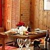 Chalet Apartment Les Grande Sorbier, skiing in Meribel, France, dining area at Independent Ski Links Chalet Apartment Les Grande Sorbier, skiing in Meribel, France, dining area at Independent Ski Links
