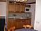 Self catered ski apartment Jardin 3 kitchen, skiing holidays in Meribel, France at Independent Ski Links