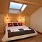 Catered Ski Chalet La Petite Silene, skiing in Meribel France, bedroom at Independent Ski Links