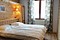Chalet Naomi bedroom, skiing in Alpe D'Huez, France at Independent Ski Links Chalet Naomi bedroom, skiing in Alpe D'Huez, France at Independent Ski Links