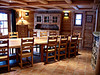 Catered Ski Chalet Panoramique dining room, skiing in Tignes, France at Independent Ski Links Catered Ski Chalet Panoramique dining room, skiing in Tignes, France at Independent Ski Links