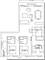 Self catered apartment Savoie 1 floor plan, skiing holidays in Meribel, France. at Independent Ski Links